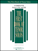 The First Book of Tenor Solos Vocal Solo & Collections sheet music cover